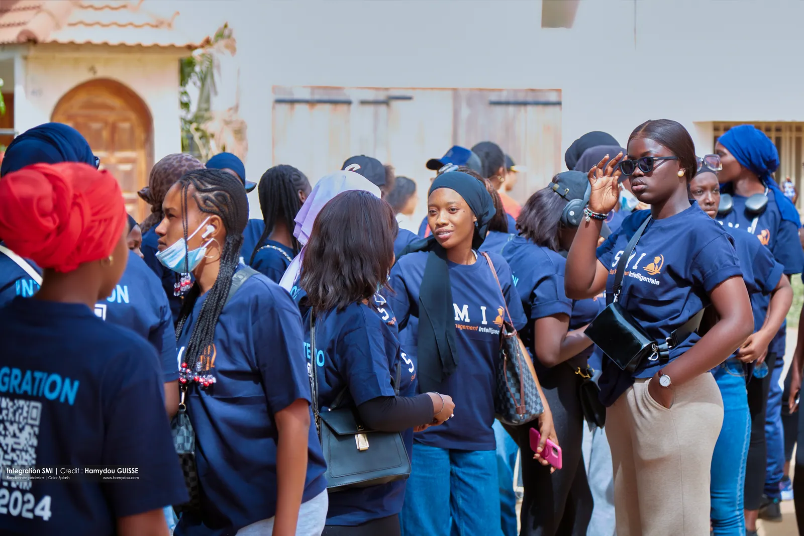Nouveaux étudiants de SMI lors de la journée d'intégration